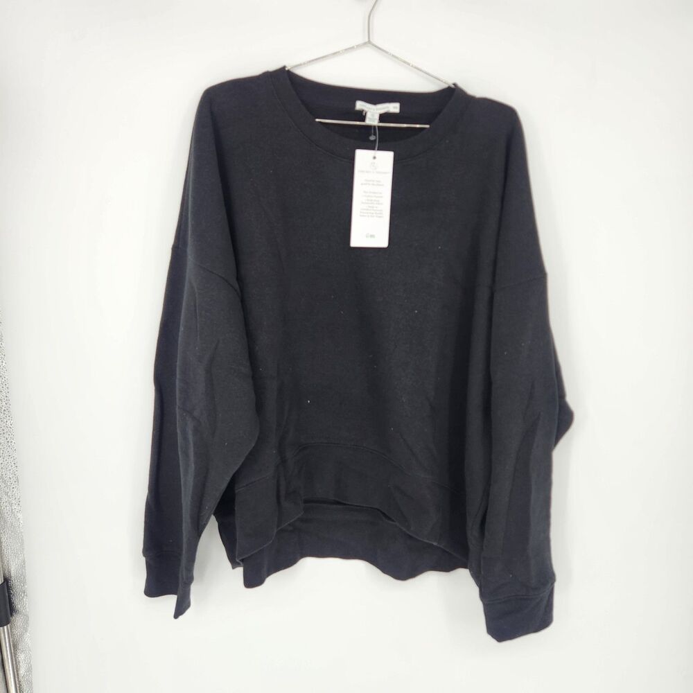Threads 4 Thought Men's XXL Black Long Sleeve Crewneck Sweater NWT‎